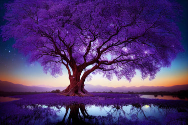 Blauer Jacaranda-Baum